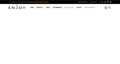 Desktop Screenshot of enjoyhaircare.com